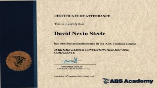 ABS Academy Certificate