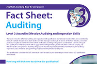 Level 3 Award in Effective Auditing and Inspection Skills